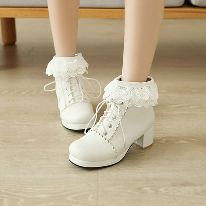 Lolita Flower Boots SE21882