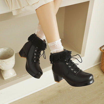 Lolita Flower Boots SE21882