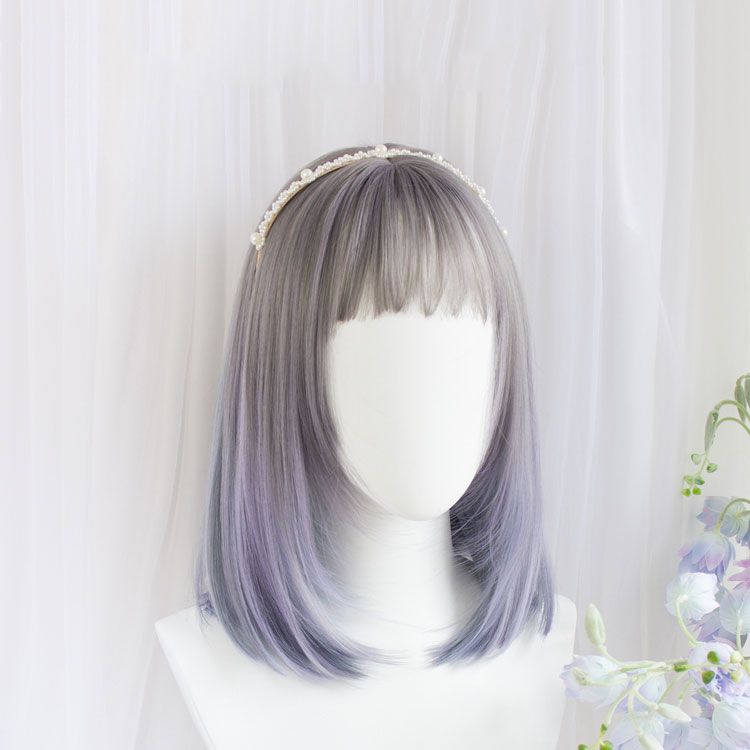 Lolita Gray Purple Wig SE22198