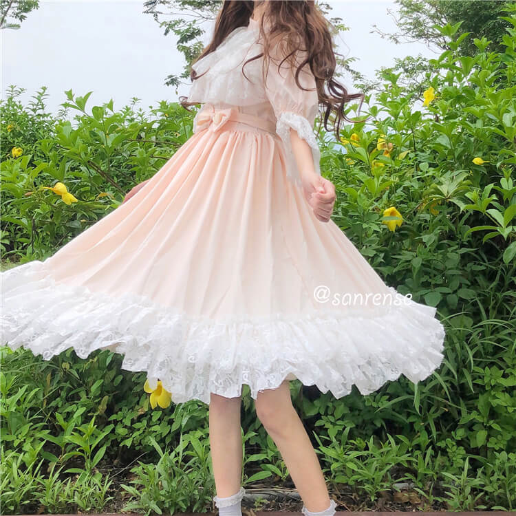 Lolita Lace Bow Dress SE21036