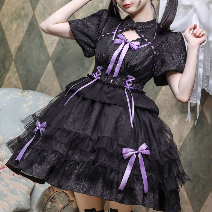 Lolita Lace Bow Dress SE22348