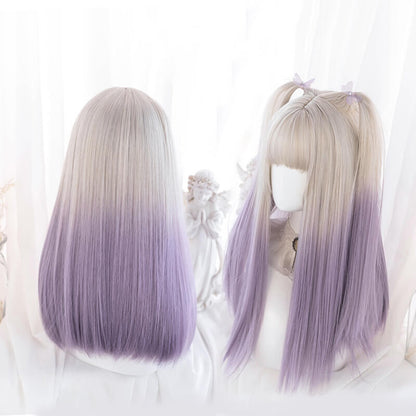 Lolita Purple Gray Gradient Wig SE21844