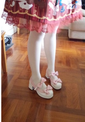 Japanese kawaii lolita bowknot shoes