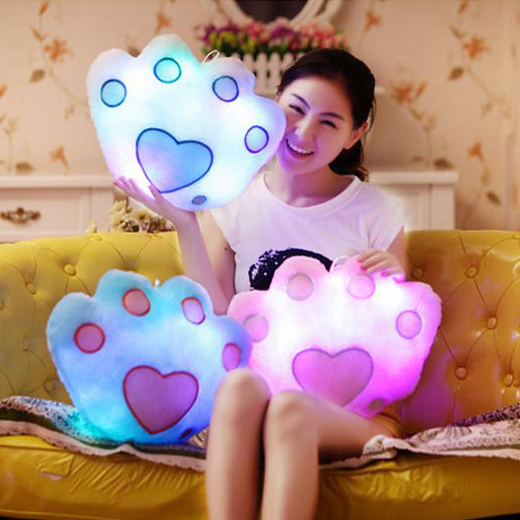 5 Color Kawaii Colorful Luminous Pillow Music Bear / Doll Pillow SE4825