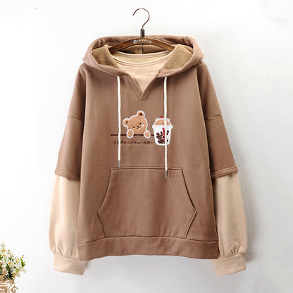 Milk Tea Bear Hoodie SE21312