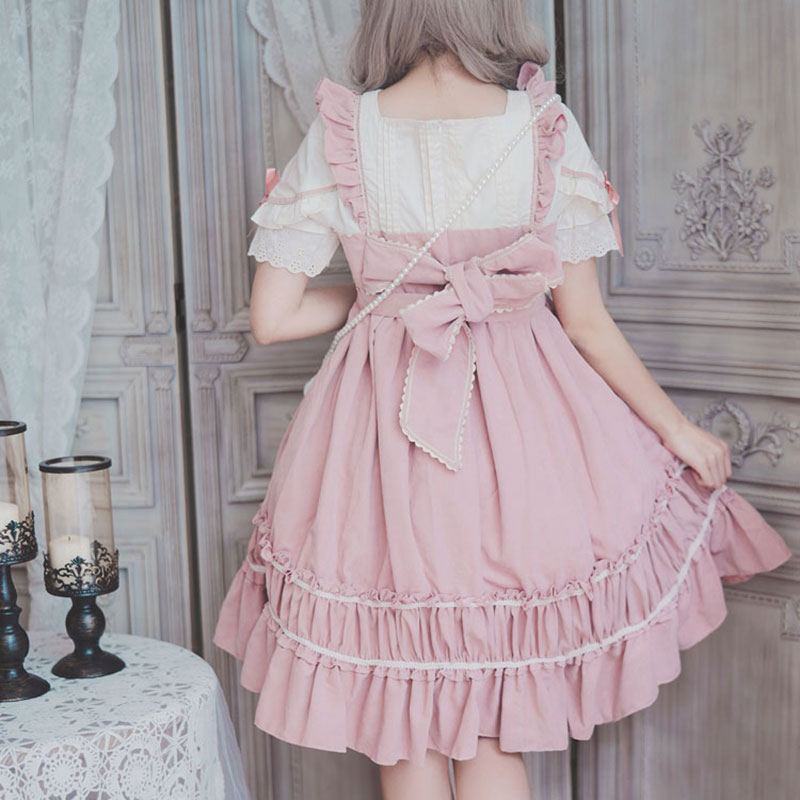 Jk Lolita Bow Shirt Dress SE20171