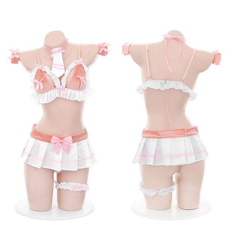Cute Bow Conjoined Lingeries AD12636 – Andester