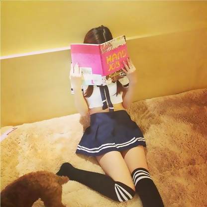 Japanese students uniform cosplay skirt suit