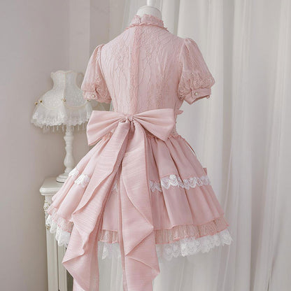Pastel Butterfly Lace Dress SE22570