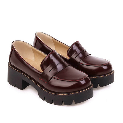 Patent Leather Student Shoes SE21583