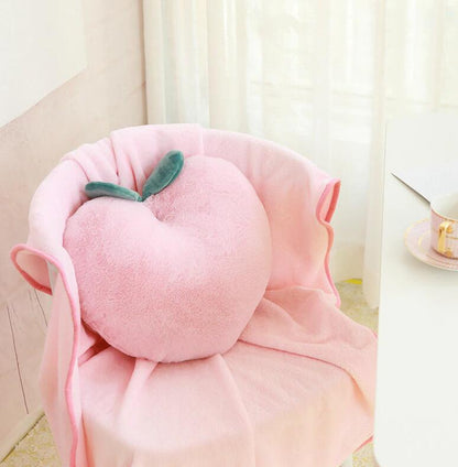 Peach Pillow Blanket SE21638