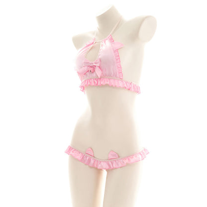 Pink Bow Cat Lingerie SE22135