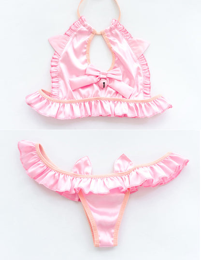 Pink Bow Cat Lingerie SE22135