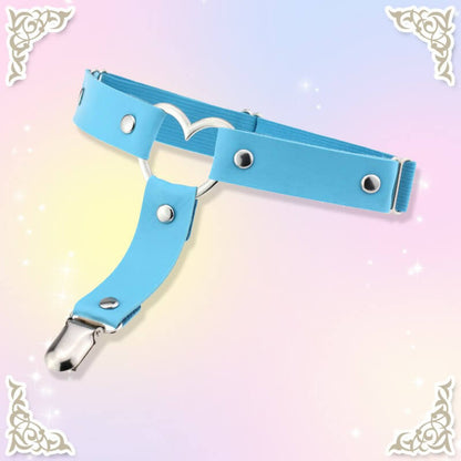 Punk Heart Leg Garter SE20807