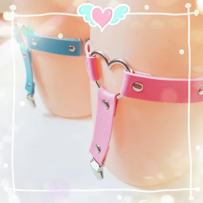 Punk Heart Leg Garter SE20807