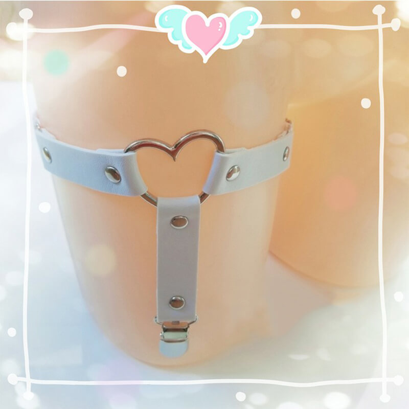 Punk Heart Leg Garter SE20807