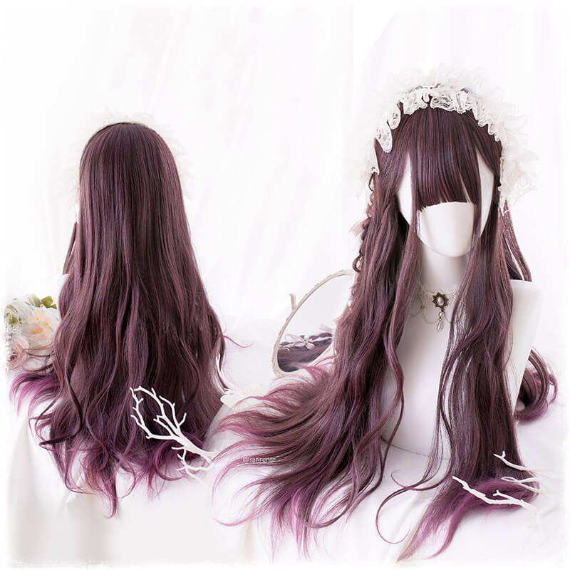 Purple Gradient Harajuku Wig SE21330