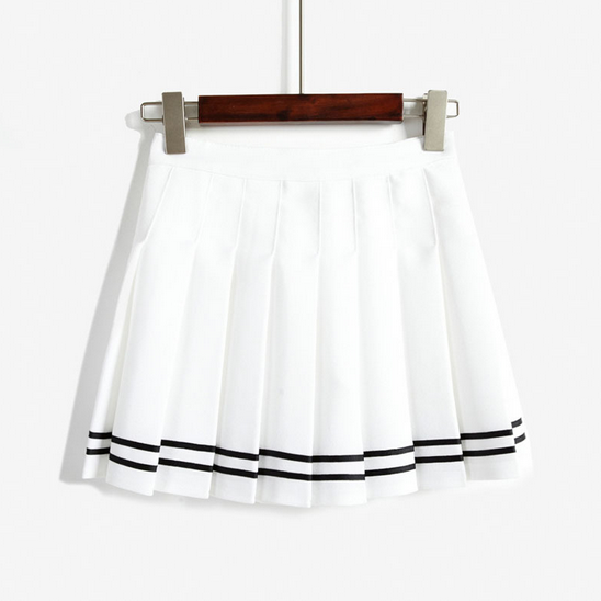 Sweet kawaii cute college style student skirt 