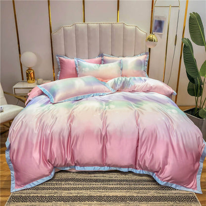 Rainbow Bed Sheet 4 Pieces SE21629