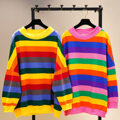 Rainbow Striped Sweatshirt SE20534
