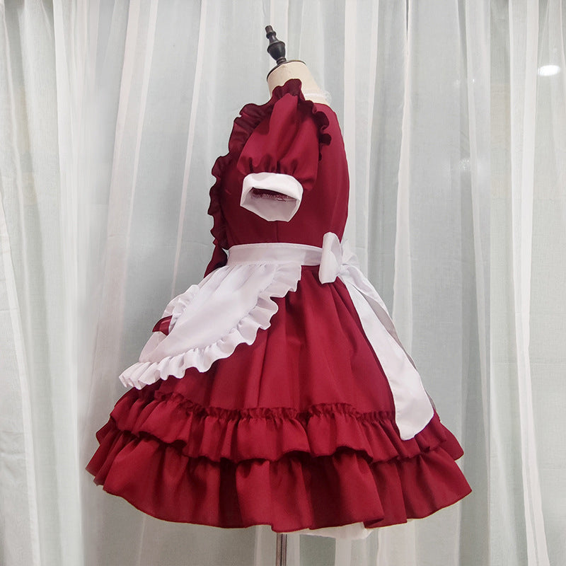 Red Bow Maid Dress SE22117