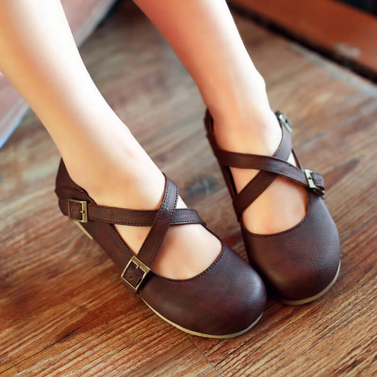 Retro Flat Shoes SE21787