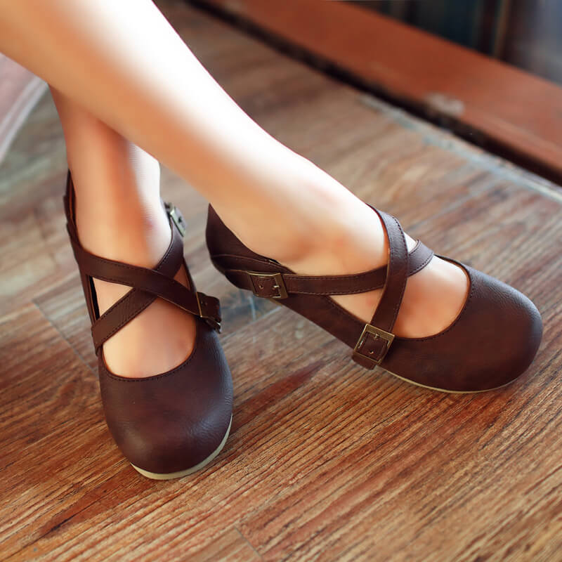 Retro Flat Shoes SE21787