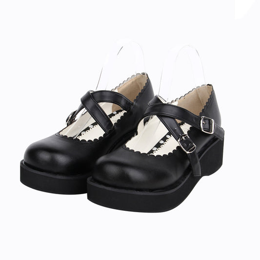 Retro Platform Lace Shoes SE22041