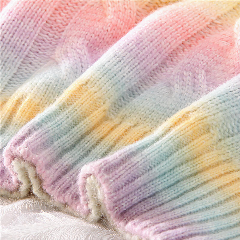 Retro Rainbow Striped Sweater SE21215