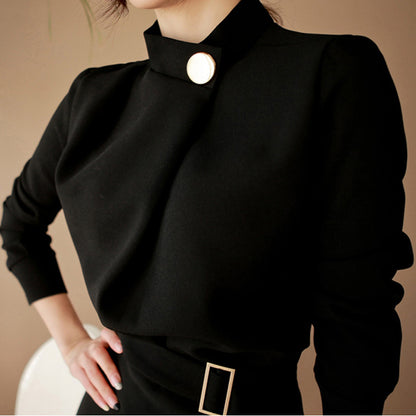 Round Neck Belt Dress SE21434