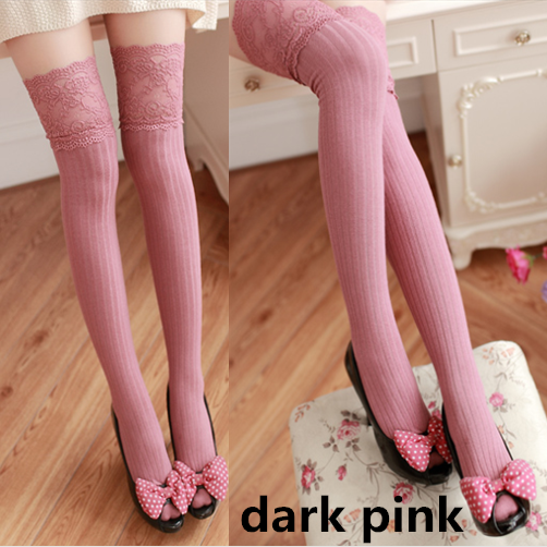 Cute students lace stockings SE930