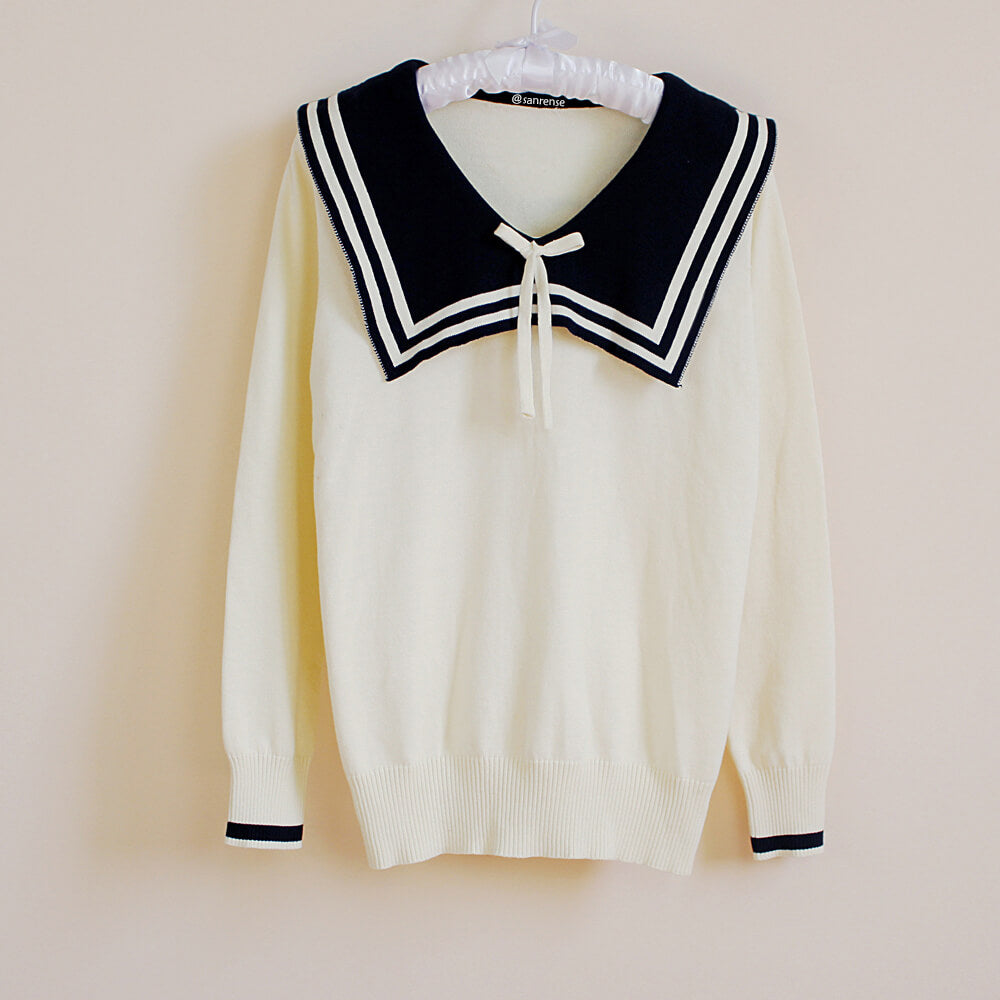 Sailor Navy Pullover Sweater SE21409