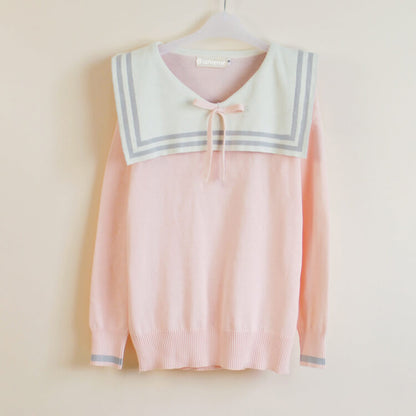 Sailor Navy Pullover Sweater SE21409
