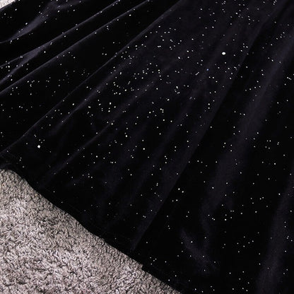 Sequins Velvet Elegant Dress SE21741