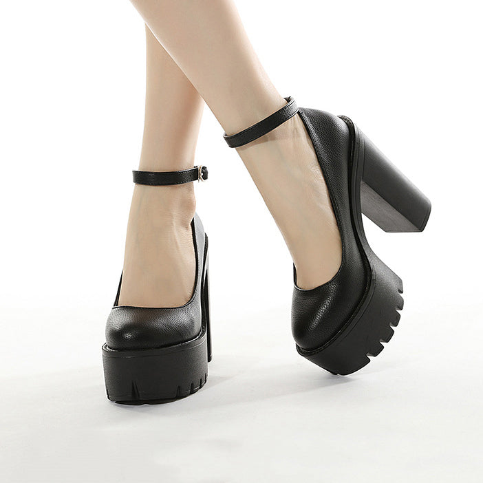 Thick Heels Platform Shoes SE20551
