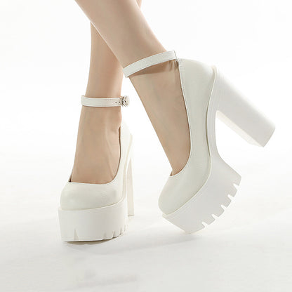 Thick Heels Platform Shoes SE20551