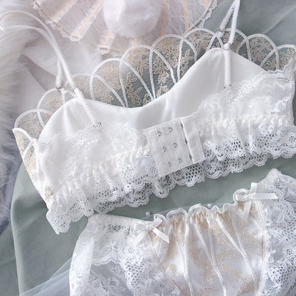 Shell Lace Flower Lingerie SE21749