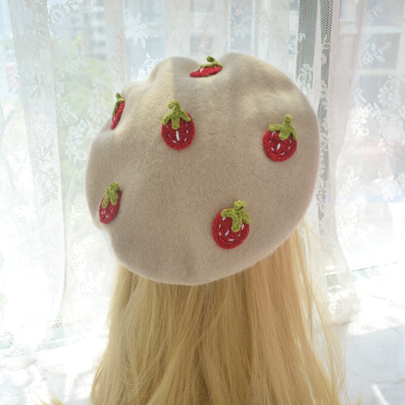 Strawberry Beret SE21834