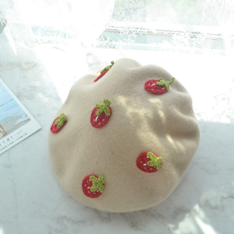 Strawberry Beret SE21834