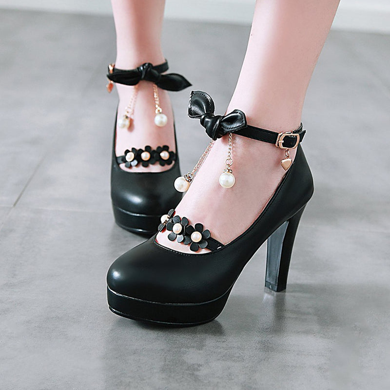 Sweet Bow Flower Shoes SE22072