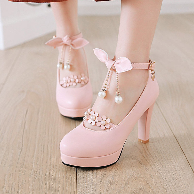 Sweet Bow Flower Shoes SE22072