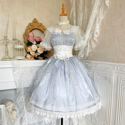 Sweet Gauze Bow Dress SE22573