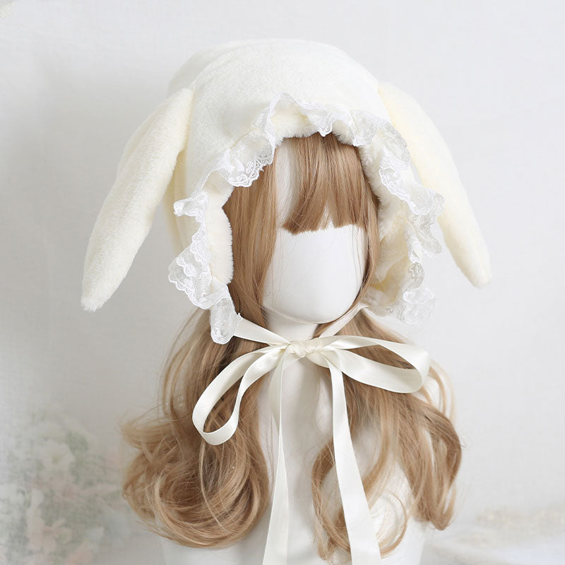 Sweet Rabbit Ear Lace Hat SE22186