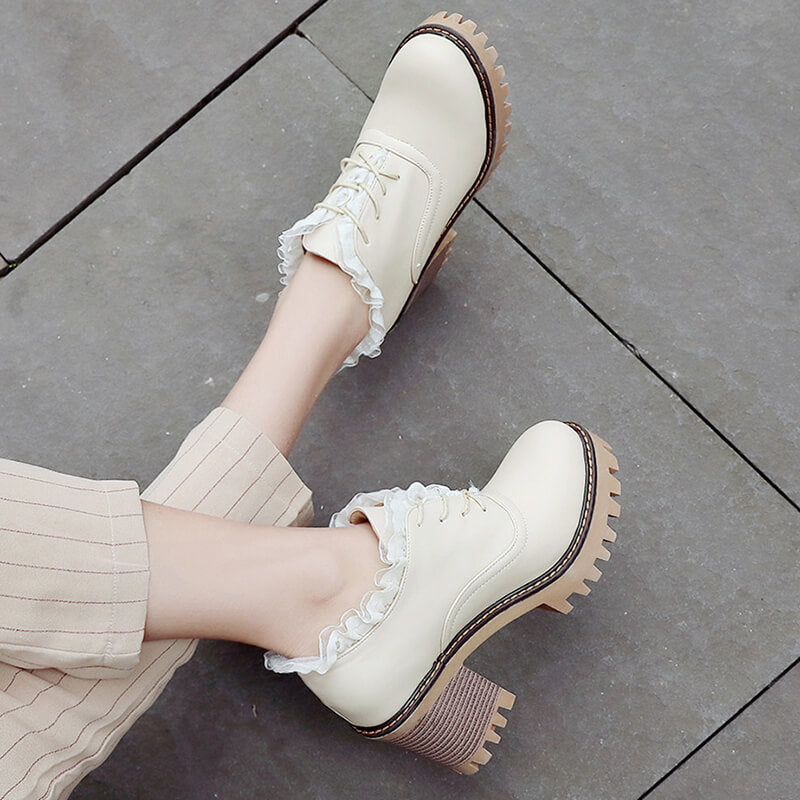 Sweet Lace Student Shoes SE20405