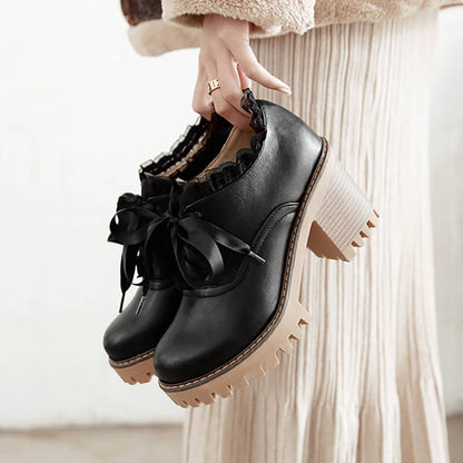 Sweet Lace Student Shoes SE20405