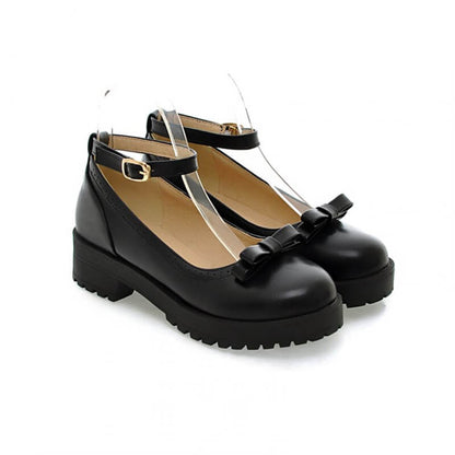 Students Bow Flat Shoes SE7352