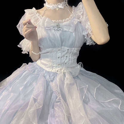 Sweet Gauze Bow Dress SE22573