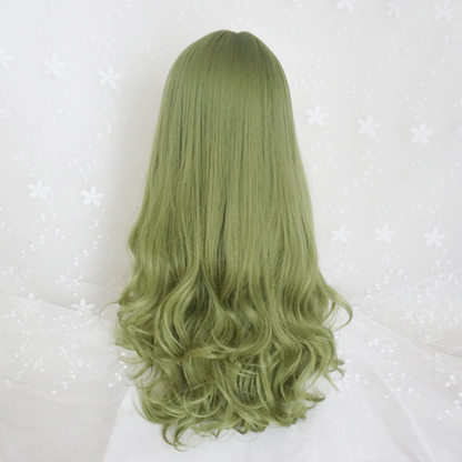 Cos Mint Green Curly Wig SE11338