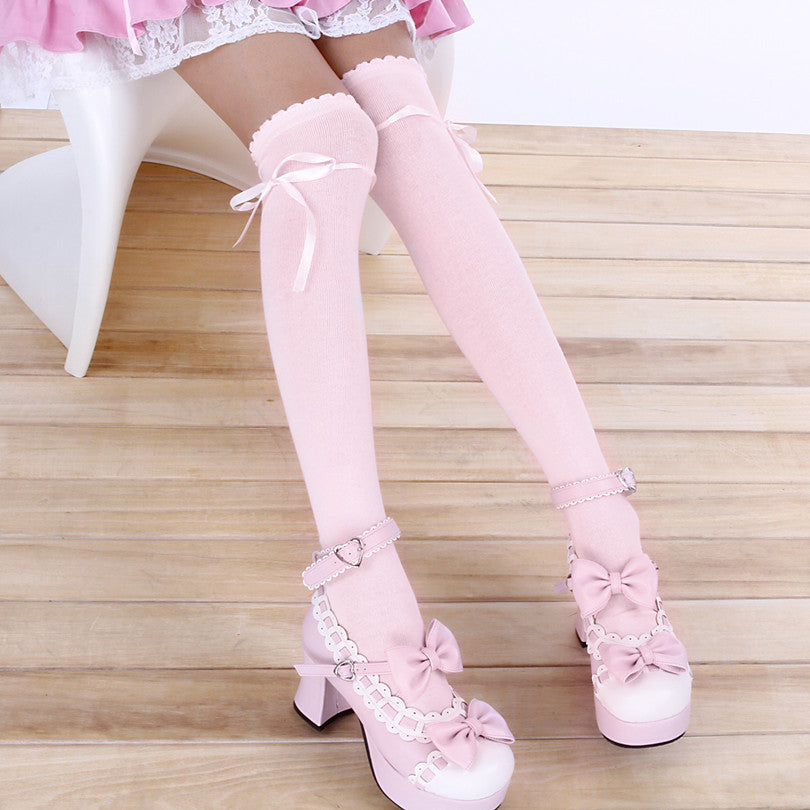 Sweet pink lolita stockings