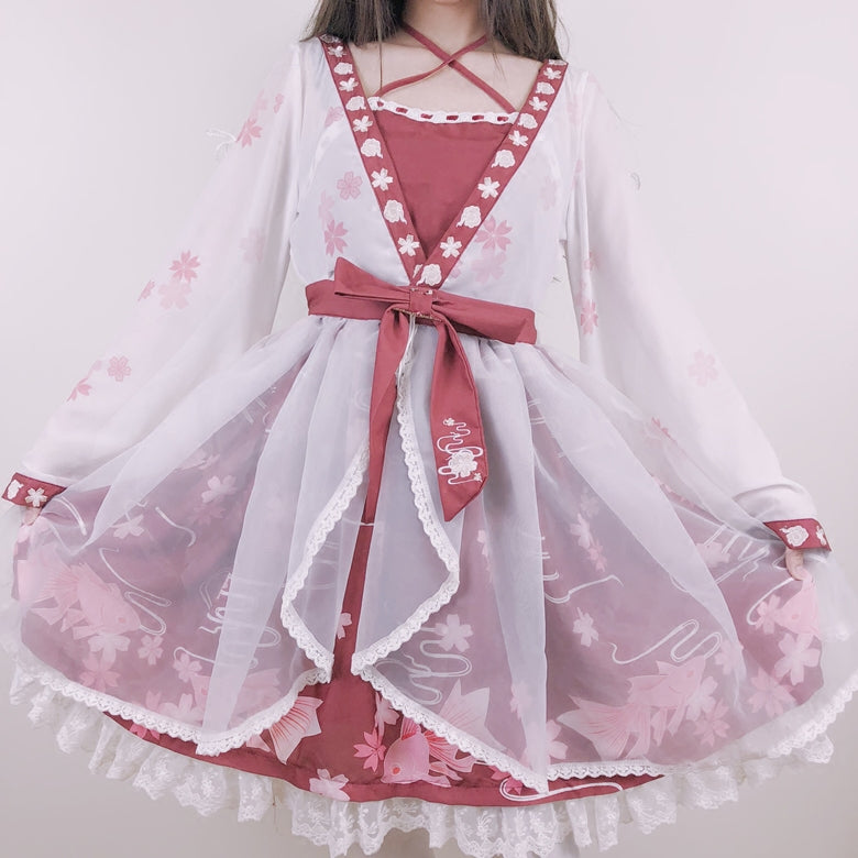 Japanese Ponyo Cosplay Dress SE11185